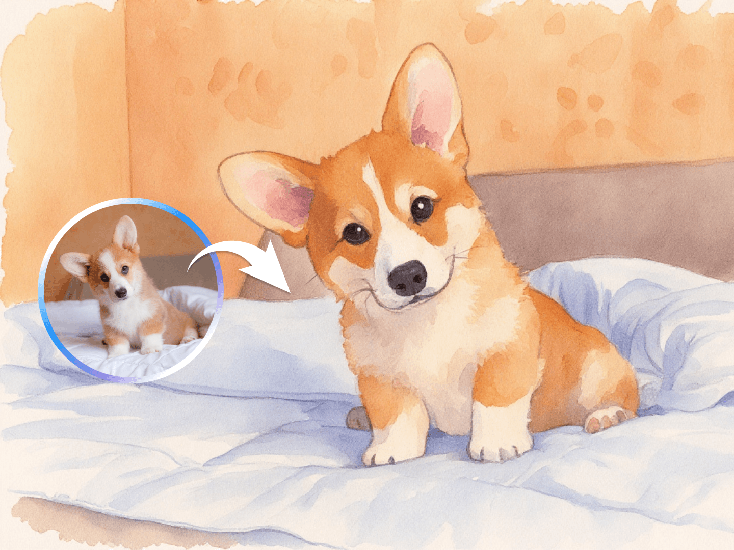 AI Watercolor Generator